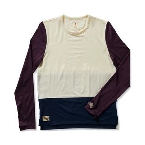 Tracksmith off roads long sleeve merino running top